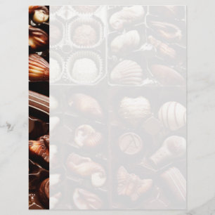 Papier En-tête du chocolat