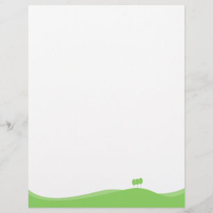Papier En-tête du monde vert