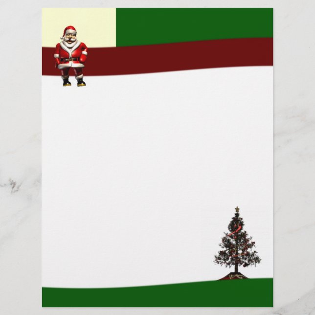 Papier En-tête du service père Noël (Devant)