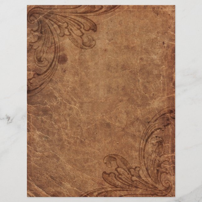 Papier En-tête en cuir incorporé (Devant)
