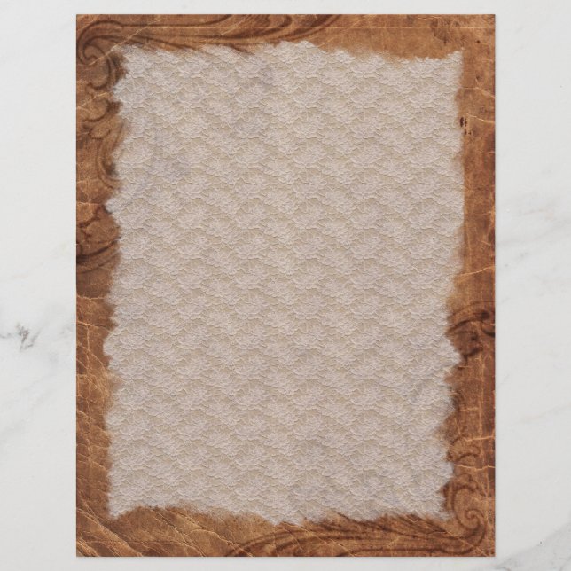 Papier En-tête en cuir incorporé (Devant)