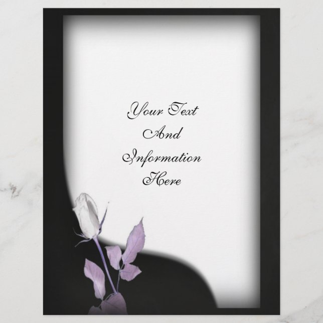 Papier En-tête mariage (Devant)