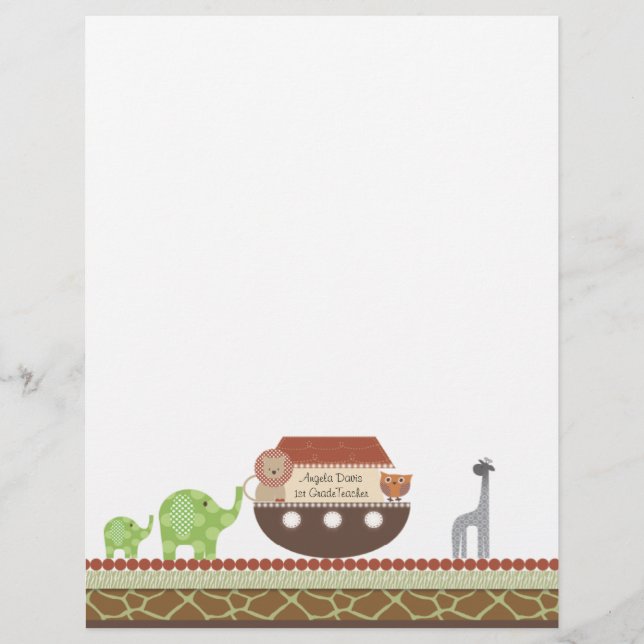 Papier En-tête Noahs Ark (Devant)