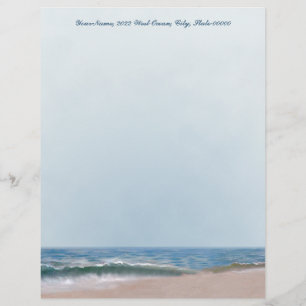 Papier en-tête Ocean Shore Beach