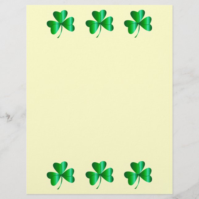 Papier En-tête shamrock (Devant)