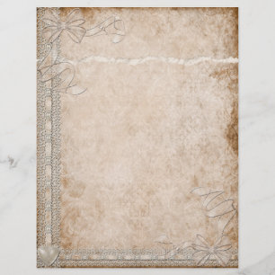 Papier En-tête simple dentelle