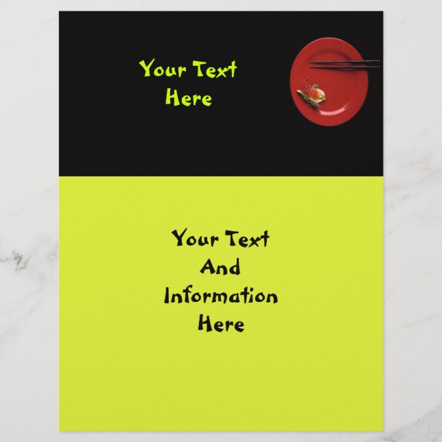 Papier En-tête Sushi (Devant)