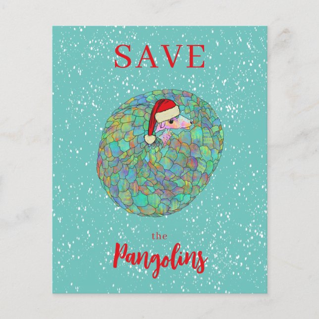 Papier Enregistrer le budget personnalisé des Pangolins S (Devant)