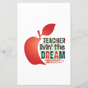 Papier Enseignant Vivant Le Rêve