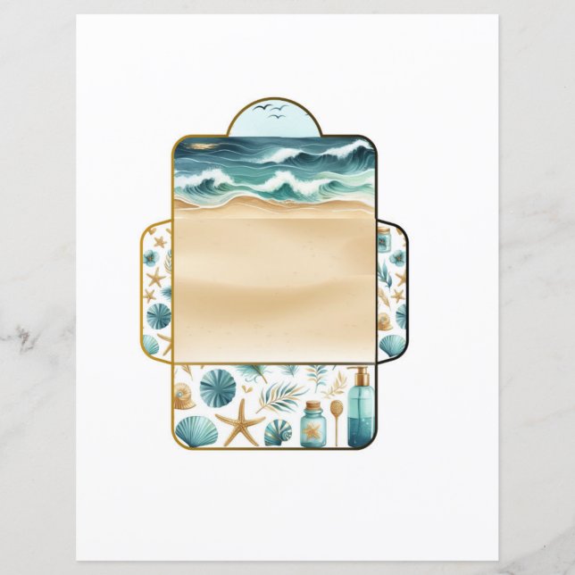 Papier Ephemera Mini Enveloppe Scrapbooking Découpage (Devant)