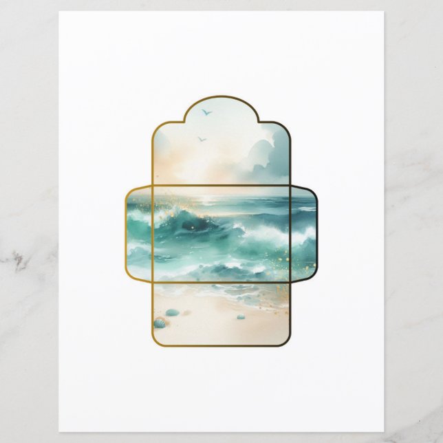 Papier Ephemera Mini Enveloppes Scrapbooking Junk Journal (Devant)