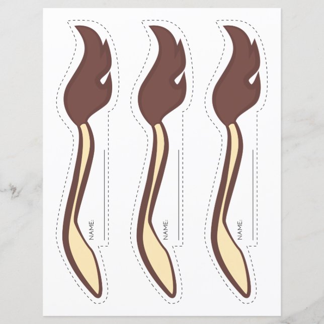 Papier Épingler la queue sur la Giraffe - TAILS (8.5x11) (Devant)