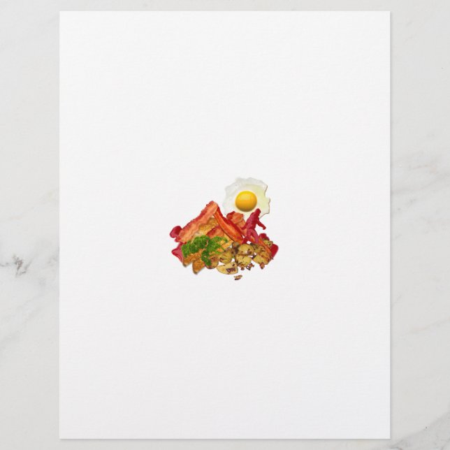 Papier Escouade de Ketchup humoristique pour Bacon (Devant)