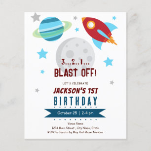 Papier Espace 1er Anniversaire Budget