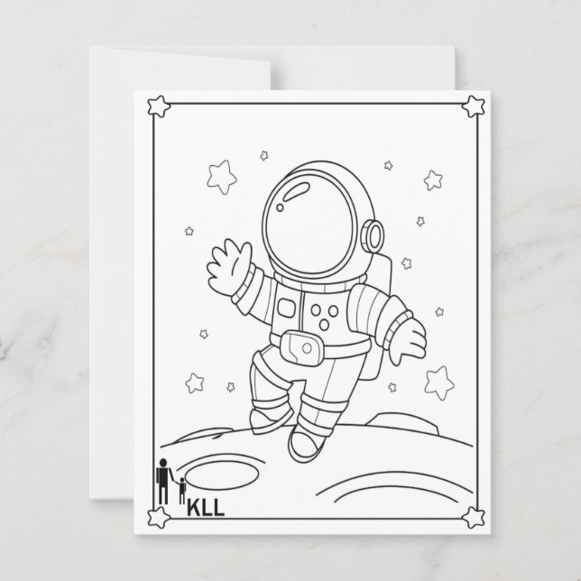 Papier Espace explorateur (Devant)