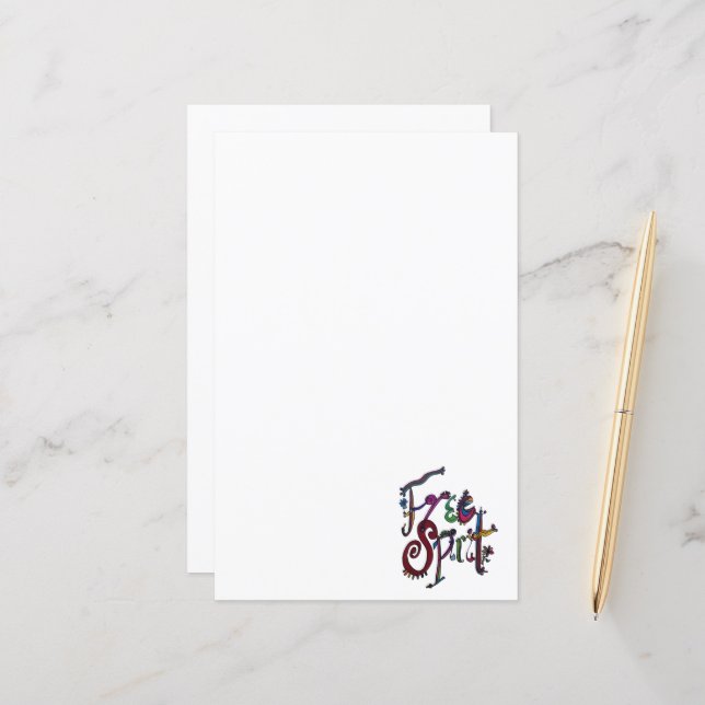 Papier Esprit libre (Devant/Arrière en situation)