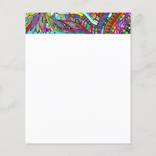 Papier Esquisse Imaginaire Art - Fleurs Abstraites 1