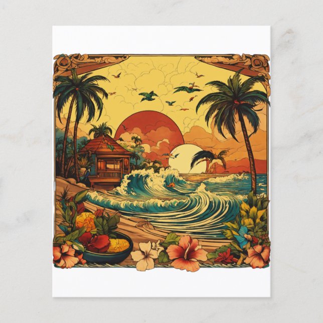 Papier Était là : Psychedelic Reggae Vibes (Devant)