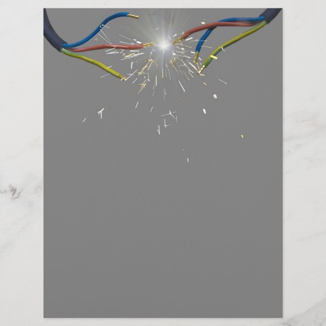 Papier étincelle électrique (Devant)