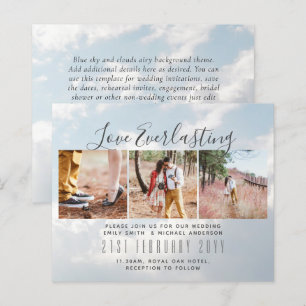 Papier Everduring Love PHOTO COLLAGE Mariage Événement In