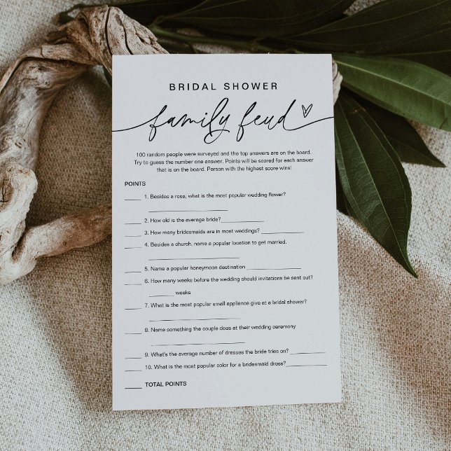 Papier EVERLEIGH Minimale Fête des mariées Sondage Dit Je (Créateur téléchargé)