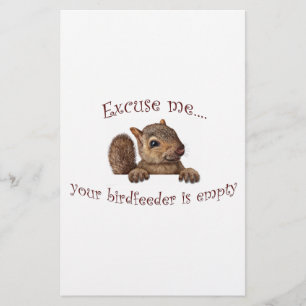 Papier Excusez-moi...votre chargeur d'oiseaux est vide