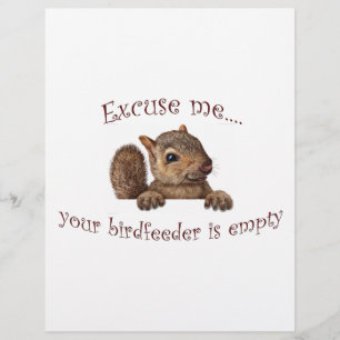 Papier Excusez-moi...votre chargeur d'oiseaux est vide