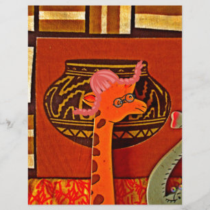 Papier Explorez African Wonder : Giraffe Art in Marvin Ca