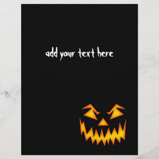 Papier Face d'Halloween effrayante