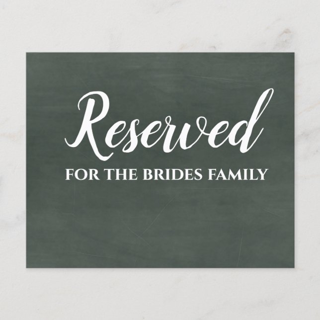 Papier Faire de votre propre Mariage de tableau de bord - (Devant)