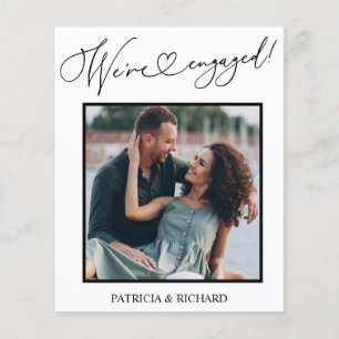 Papier Faire-part Budget Fiançailles Enregistrer la photo