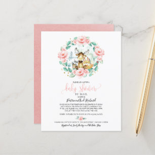 Papier Faire-part de Baby Shower par la Poste à Budget po