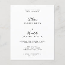 Faire-part de mariage