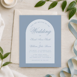 Papier Faire-part de mariage à budget limité avec arche e