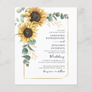 Papier Faire-part de mariage avec QR Code Budget Tourneso