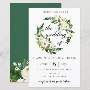 Papier Faire-part de mariage botanique Budget Greenery