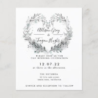 Faire-part de mariage de gel