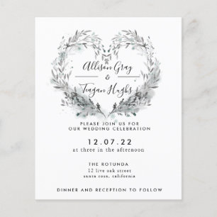 Papier Faire-part de mariage de gel