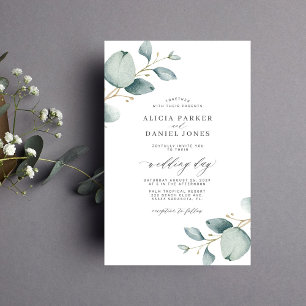 Papier Faire-part de mariage écologique à budget