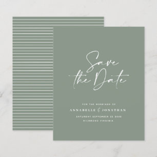 Papier Faire-part de mariage en typographie manuscrite mo