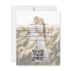 Faire-part de mariage photo de script budgétaire