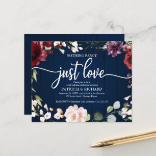 Papier Faire-Part de Mariage Rustique Budget Simple