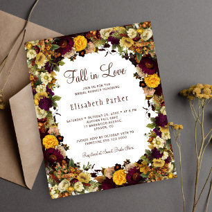 Papier Faire tomber amoureux invitation pour une fête de 