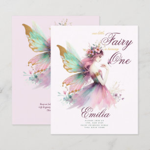 Papier Fairy Princesse 1er anniversaire ou EDIT AGE Or Tu