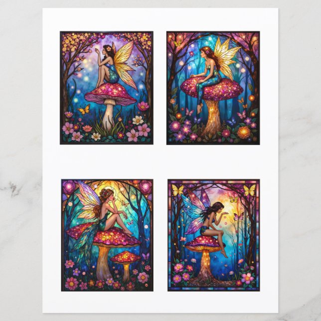 Papier Fairy Scrapbook Junk Journal Collage Paper (Devant)