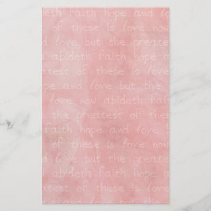 Papier Faith Hope and Love Christian
