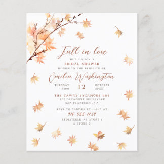 Papier Fall In Love | Budget Bridal Shower Invitation