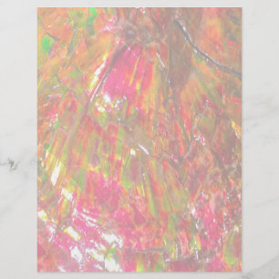 Papier Falln Coucher de soleil tropical Ammolite