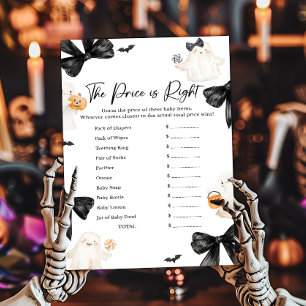 Papier Fantôme Little Boo Halloween Le Prix Est Juste Jeu