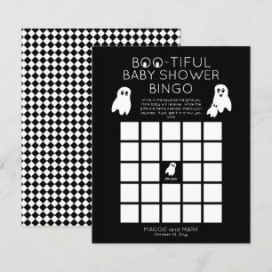 Papier Fantômes Halloween Boo-tiful Baby shower Bingo Inv